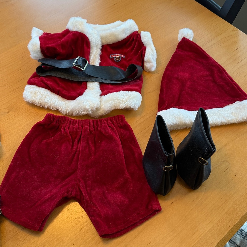 Teddy Ruxpin Santa Suit.
